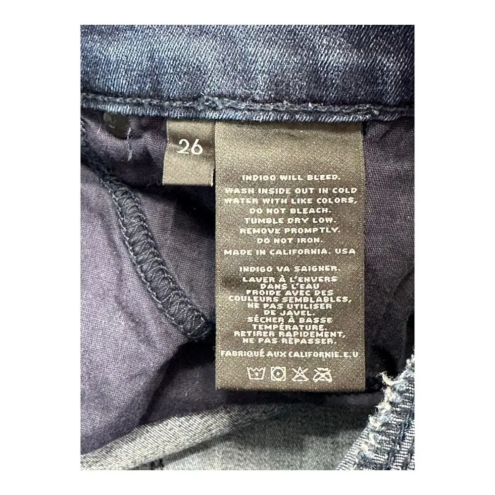 J Brand Jeans Womens 26 Dark Wash Mood Super Skinny Cotton Stretch Denim Y2K USA - Picture 7 of 7